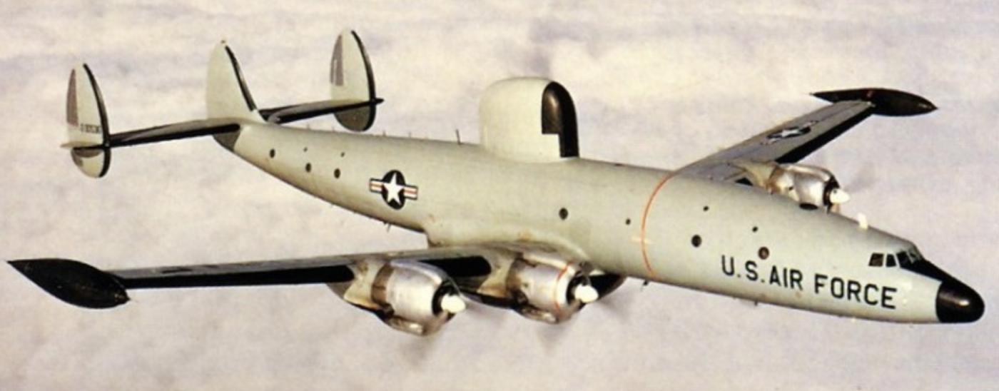 Early warning plane AWACS’s ec-121 us military plane 