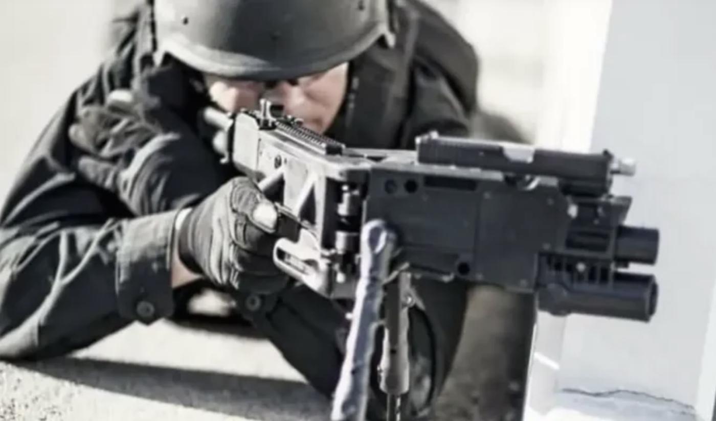Corner shot rifle