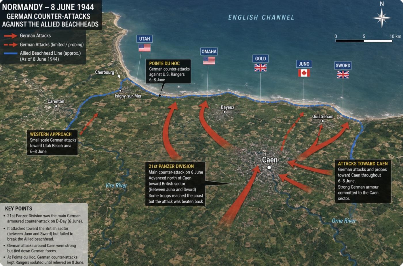 Counter attack map