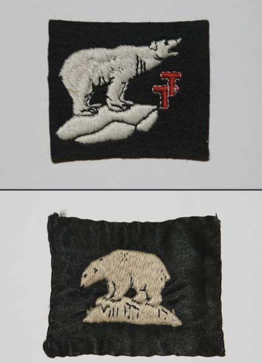 Polar bear badge 49 th division 