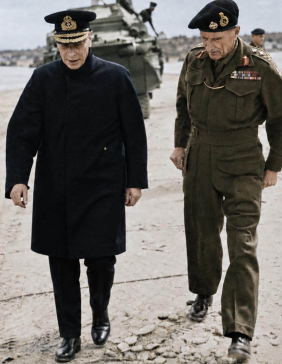 King George and general montgomery 