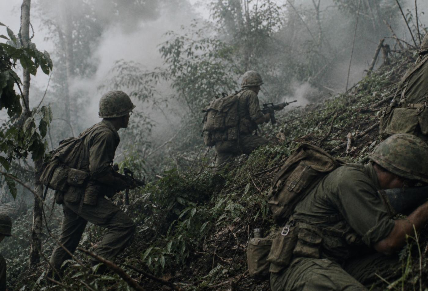 Americans attack in Vietnam slopes battle
