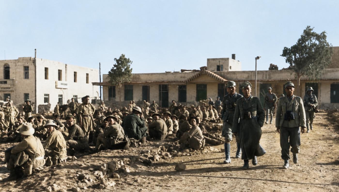 German troops in Tobruk
