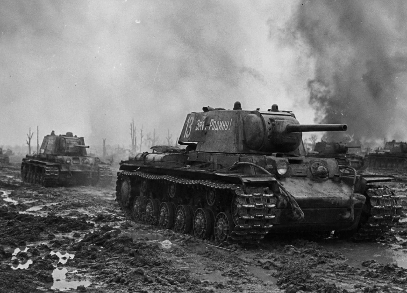 Russian kv-1 tank