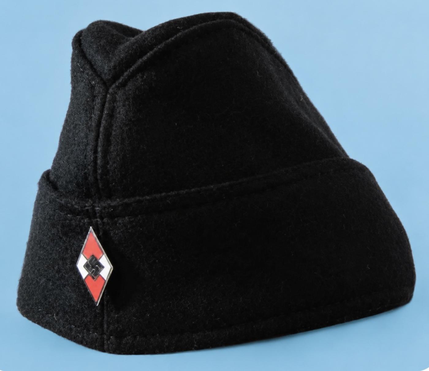 Hitler youth cap and badge 