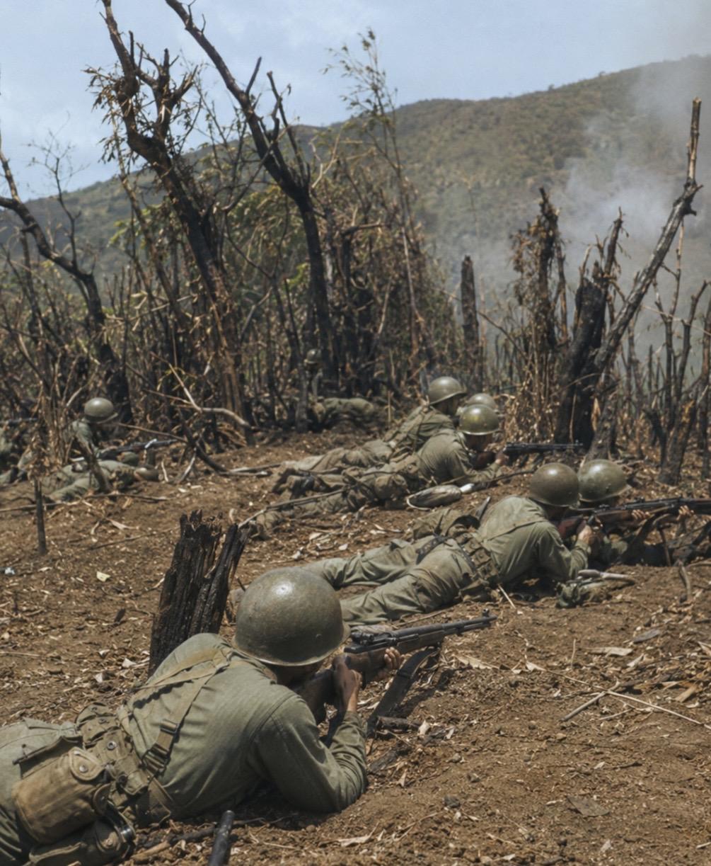 Us troops battle in Luzon Philippines