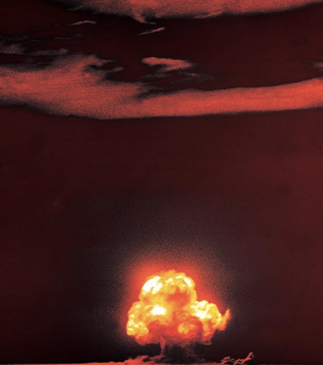 Trinity nuclear explosion weapon test 