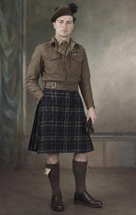 Kilted killer colonel Tommy macpherson