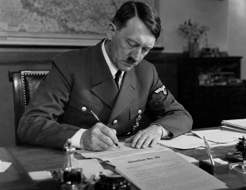 Hitler writing directive 45 