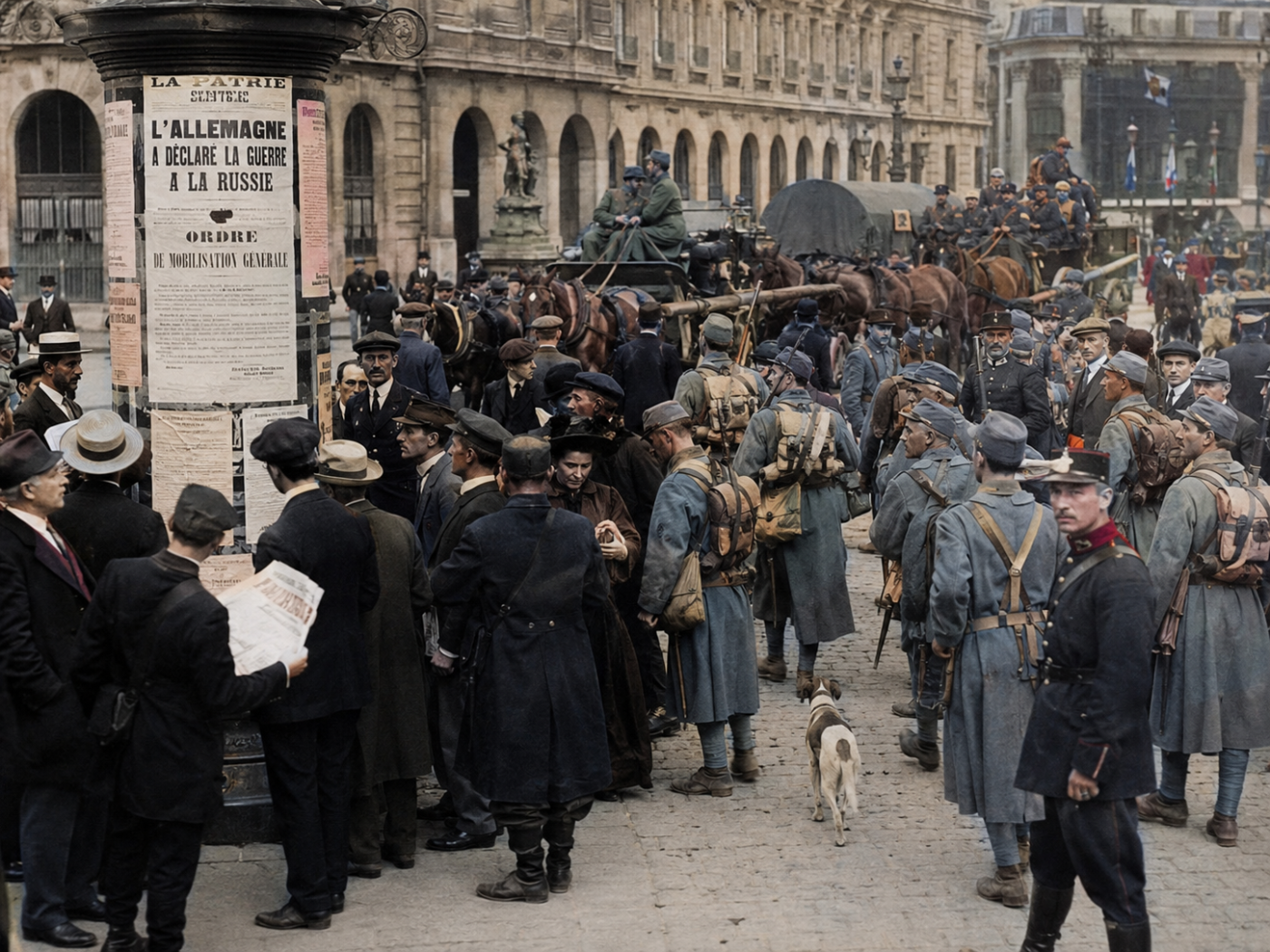 Start of WW1