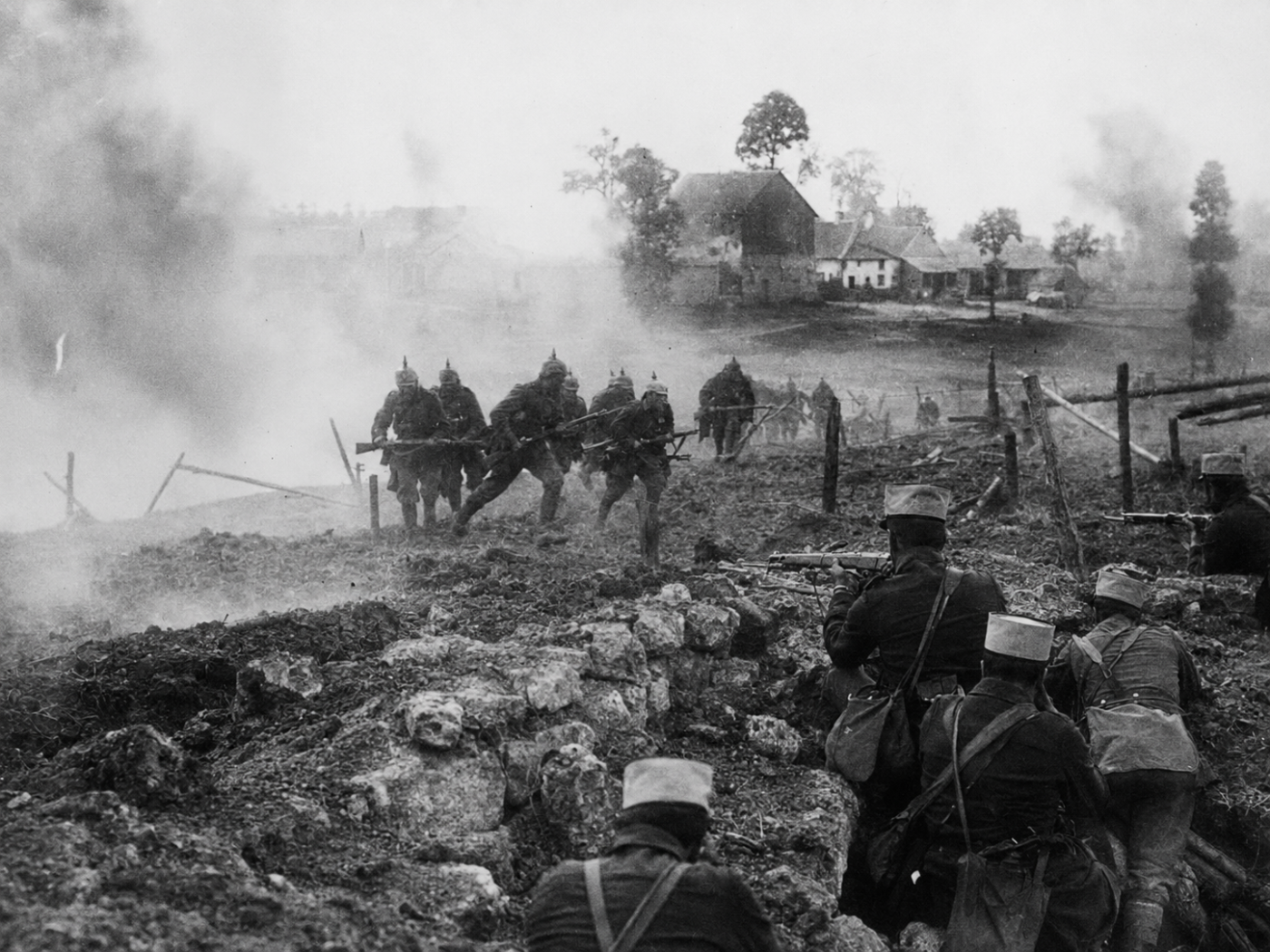 Ww1 gernany invades France 