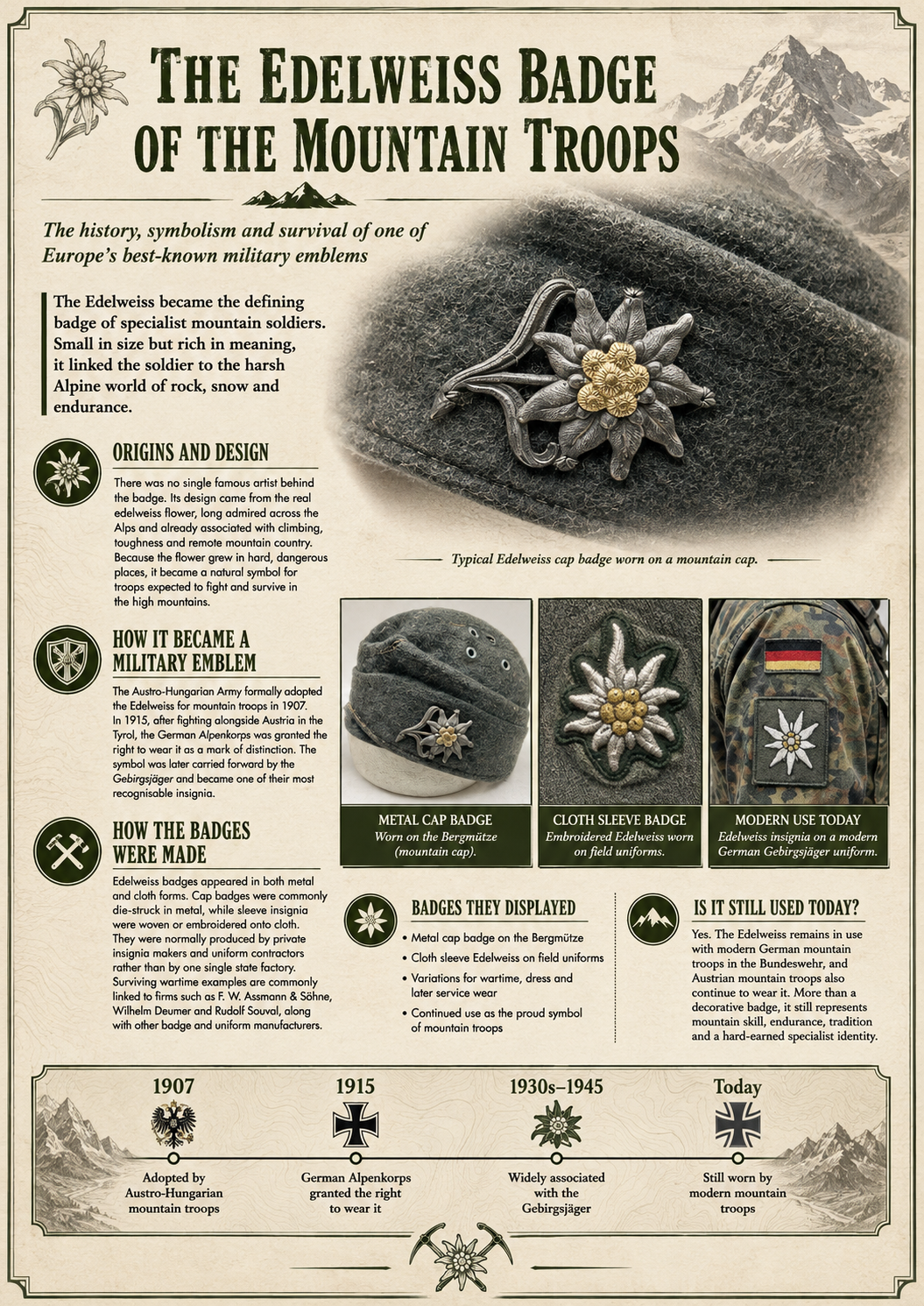 Edelweiss badge 
