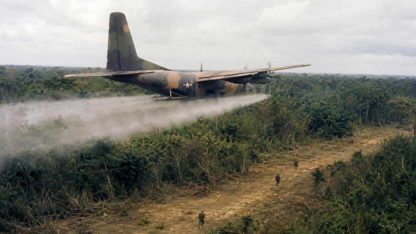 Vietnam war chemical spraying 
