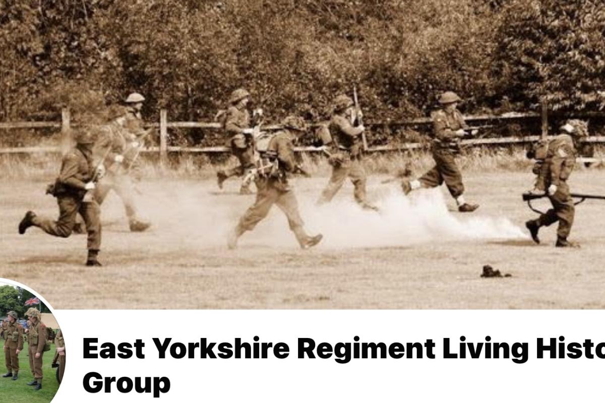 East Yorkshire regiment living history group reanactors