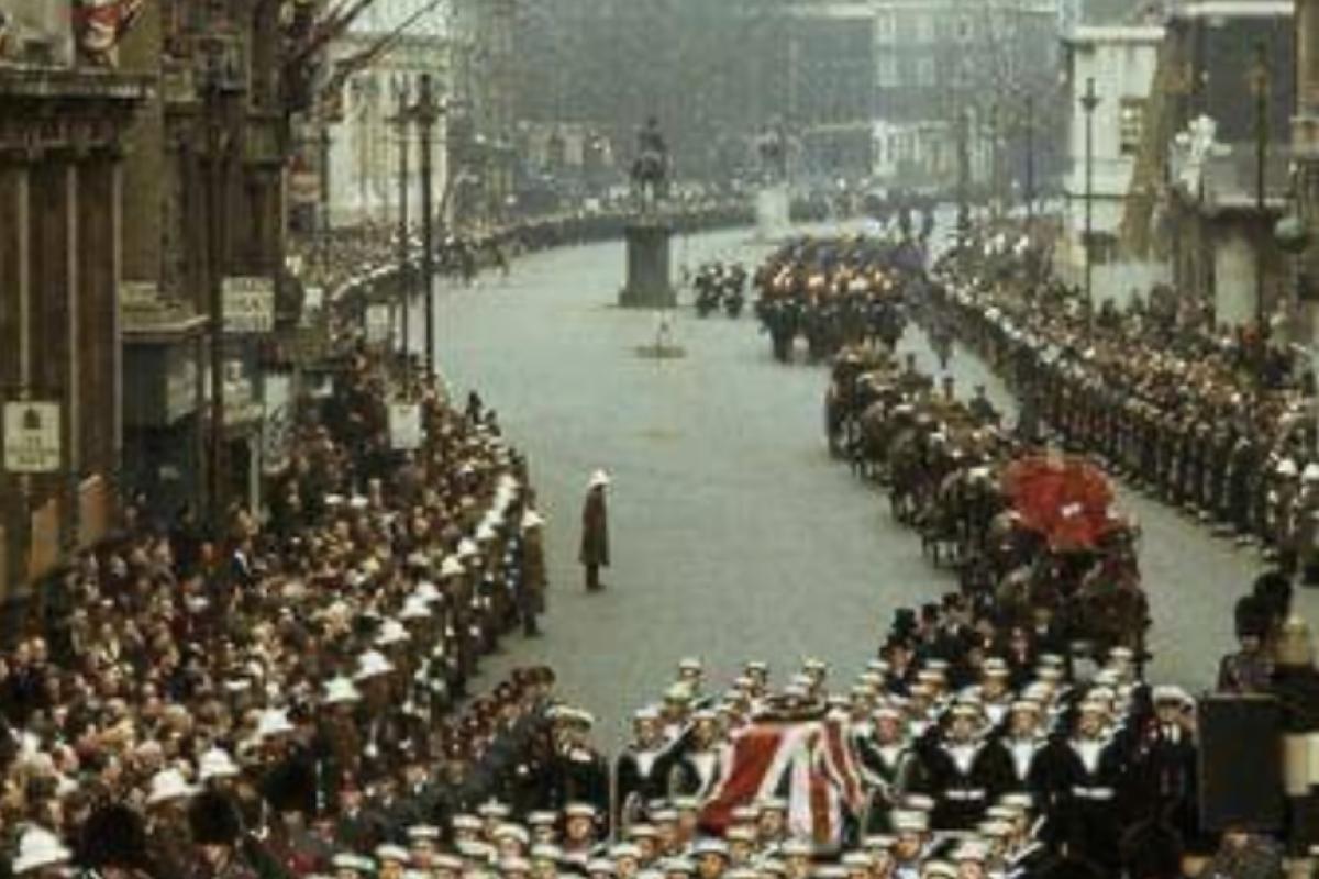 Winston churchills funeral