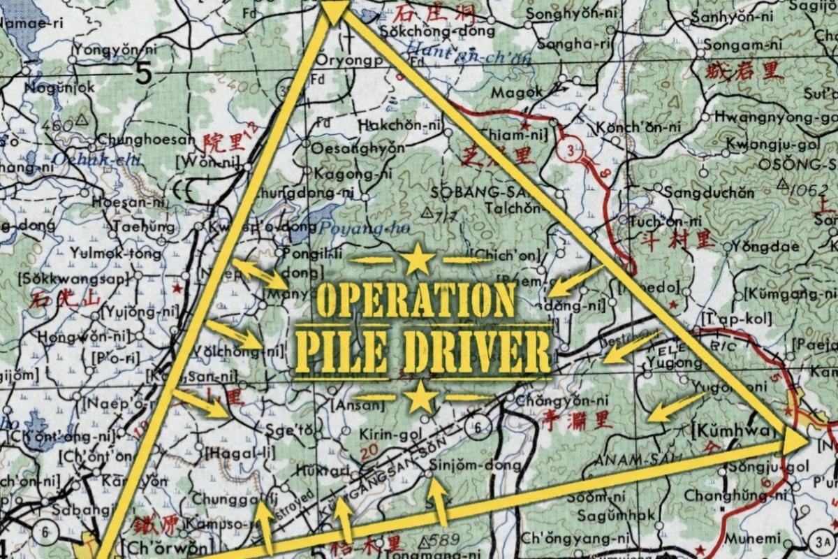 Operation pile driver Korean War
