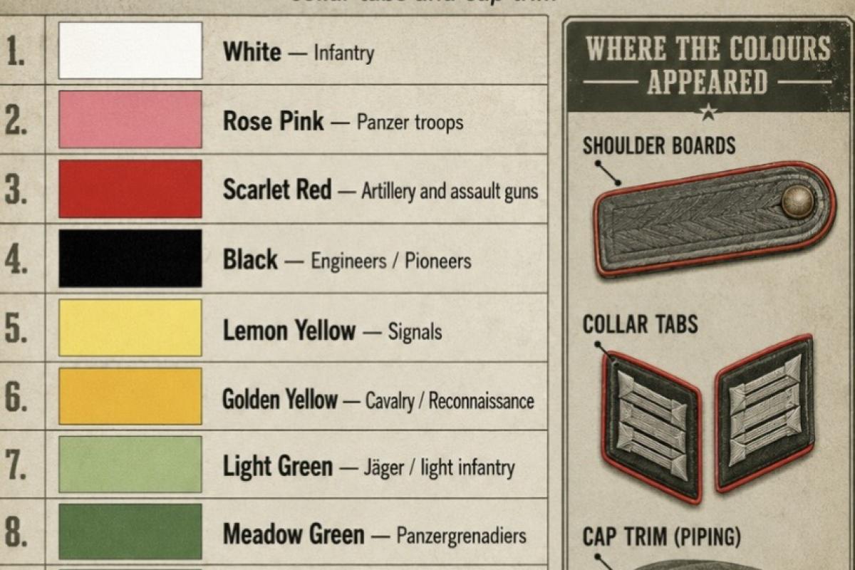 Waffenfarbe colour identification 
