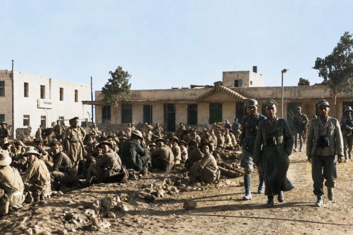 German troops in Tobruk