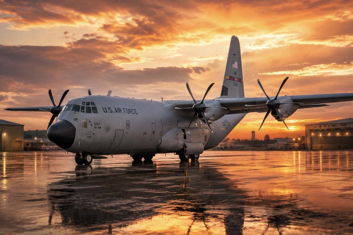 C-130 Hercules plane 