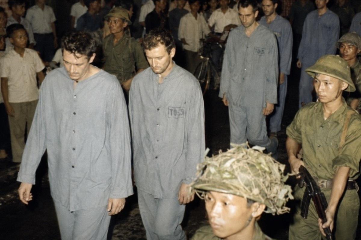 Hanoi prisoner march Vietnam war propaganda 