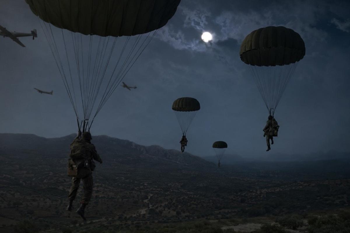 Says parachute drop 