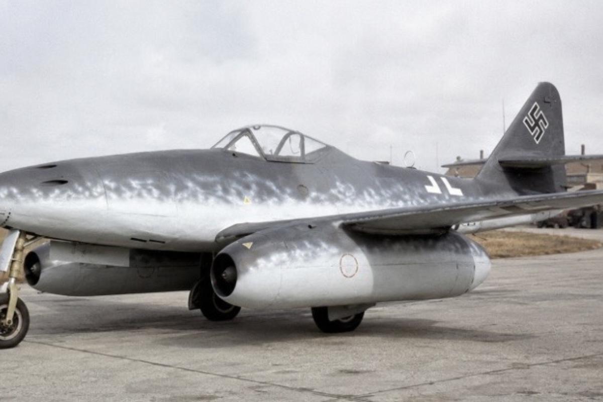 German luftwaffe me 262 jet plane 