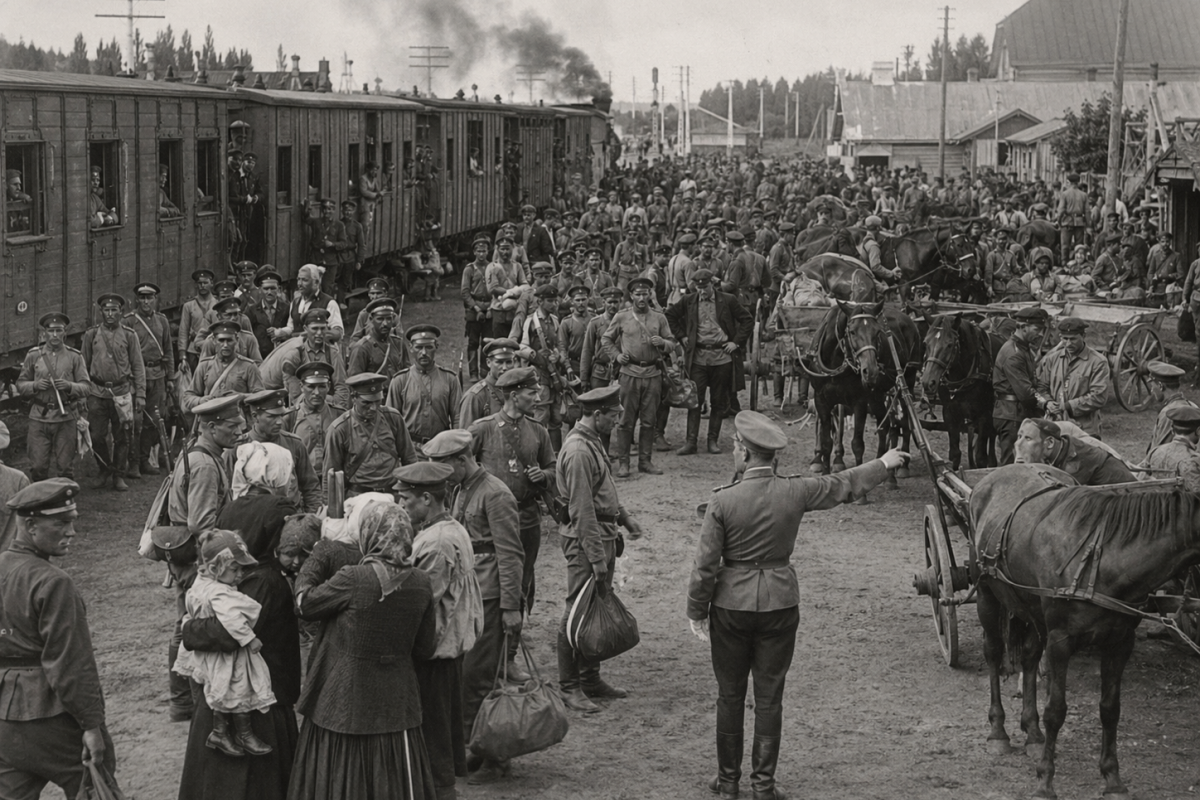 Ww1 Russian military mobilisation 
