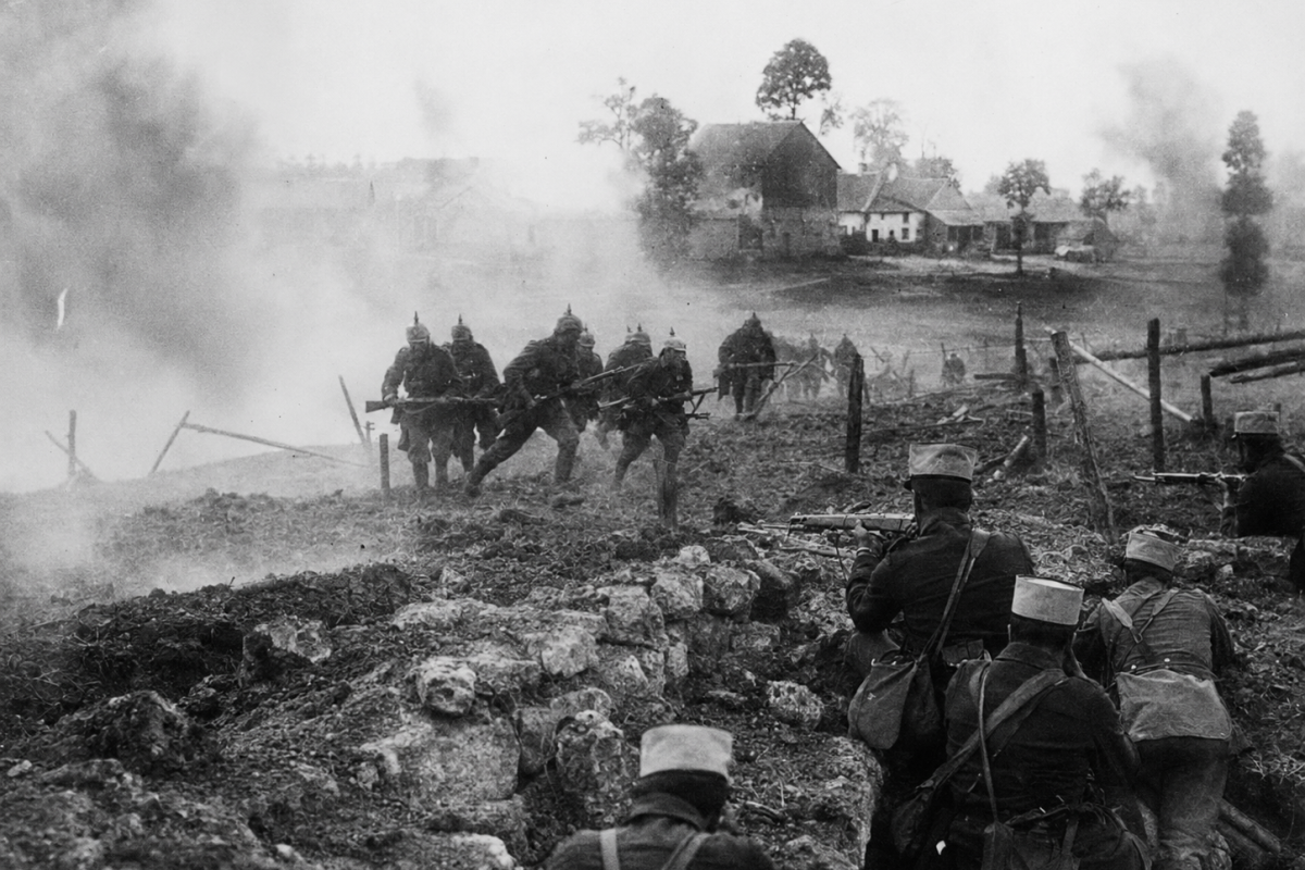 Ww1 gernany invades France 