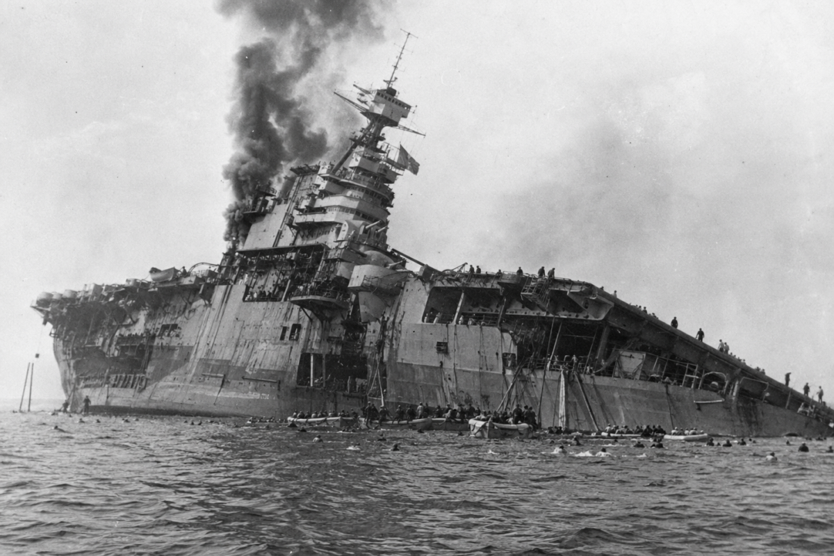His eagle sunk by u - boat