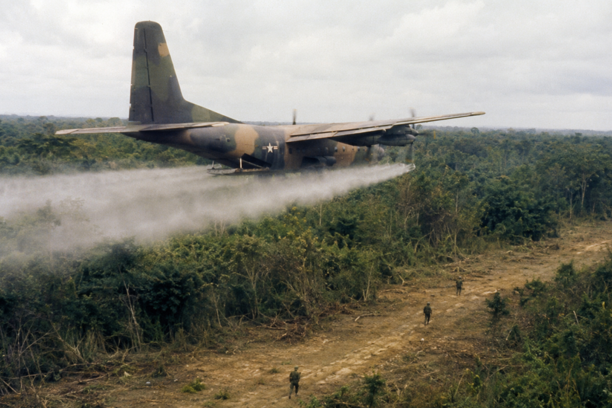 Vietnam war chemical spraying 